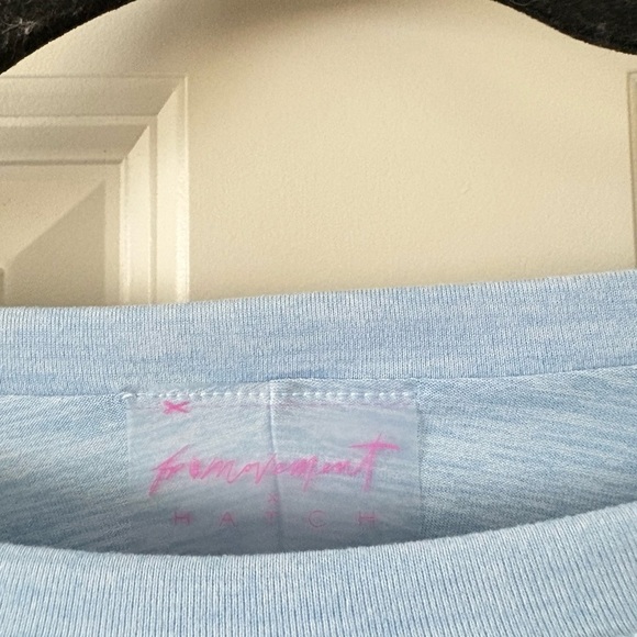 FP Movement by Free People Sky Blue Ruched Long Sleeve Top - Picture 4 of 4